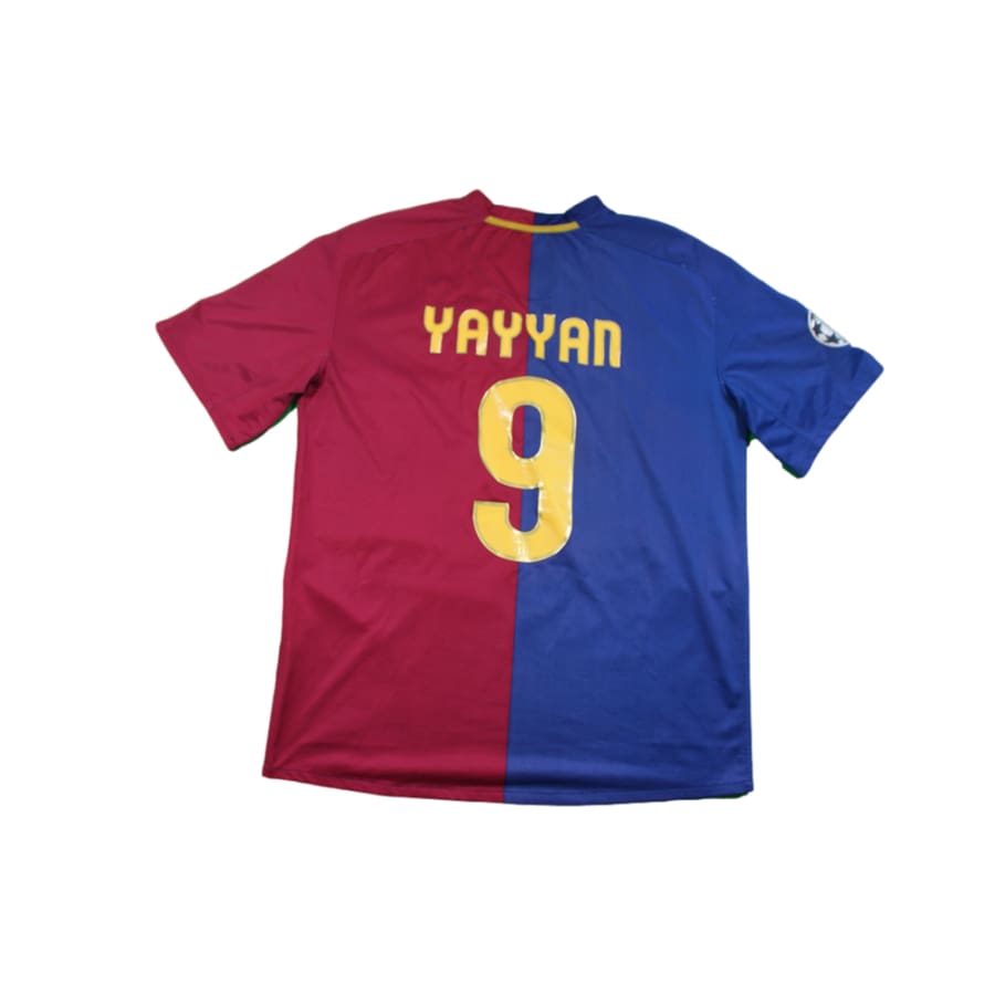 Maillot FC Barcelone vintage domicile #9 YAYYAN 2008-2009 - Nike - Barcelone