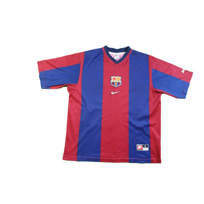 Maillot FC Barcelone vintage domicile N°11 RIVALDO 1998-1999 - Nike - Barcelone