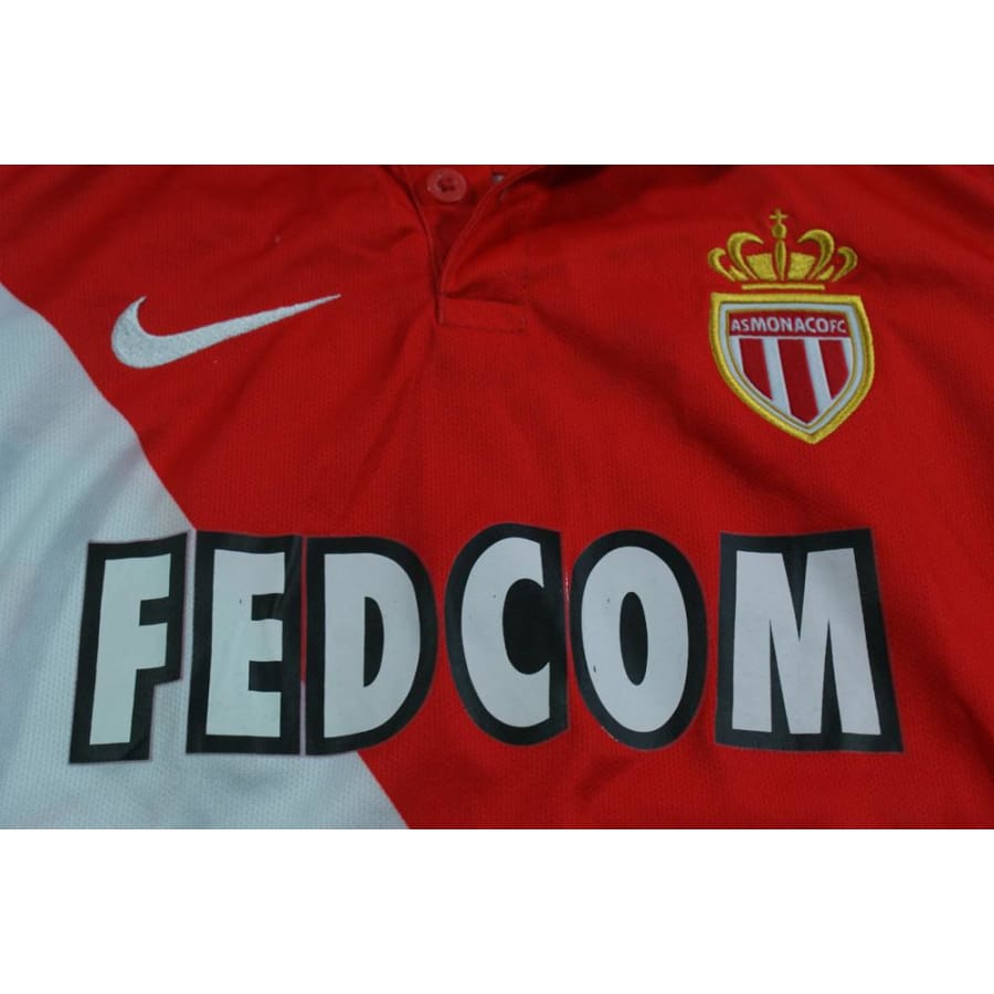 Maillot foot AS Monaco enfant domicile N°18 ELOISE 2014-2015 - Nike - AS Monaco