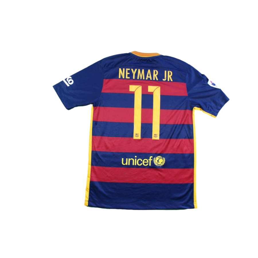 Maillot foot Barça domicile N°11 NEYMAR JR 2015-2016 - Nike - Barcelone