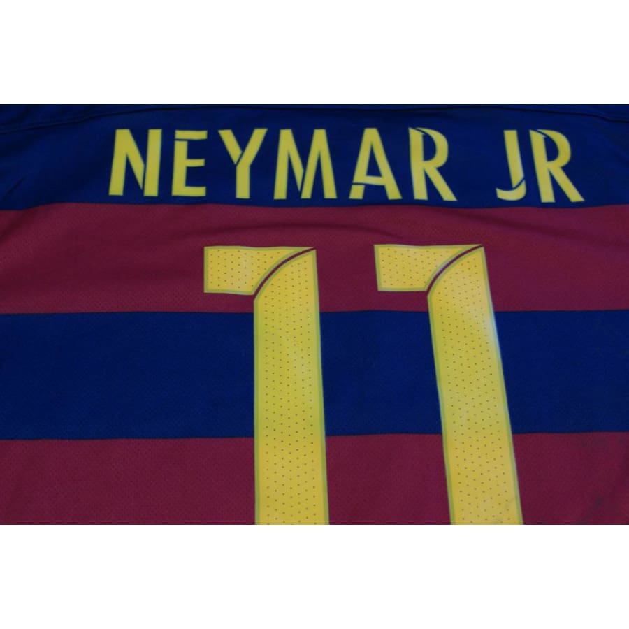 Maillot foot Barça domicile N°11 NEYMAR JR 2015-2016 - Nike - Barcelone