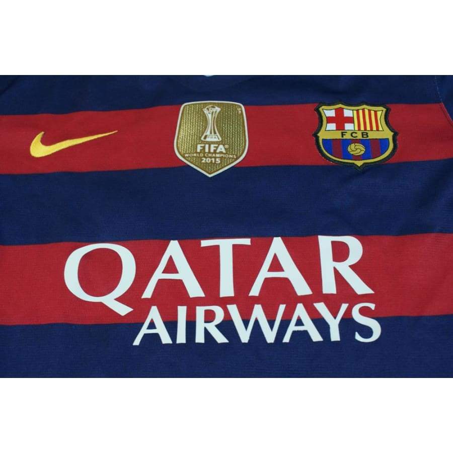 Maillot foot Barcelone domicile N°10 MESSI 2015-2016 - Nike - Bar