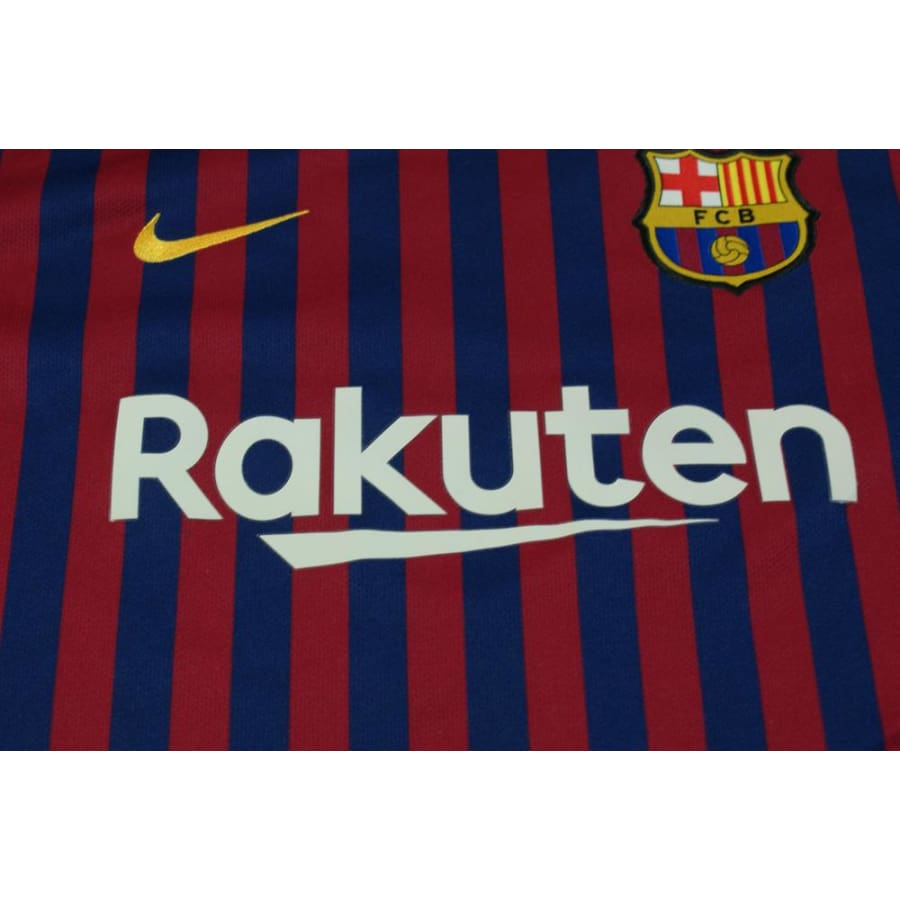 Maillot foot Barcelone enfant domicile N°10 MESSI 2018-2019 - Nike - Barcelone