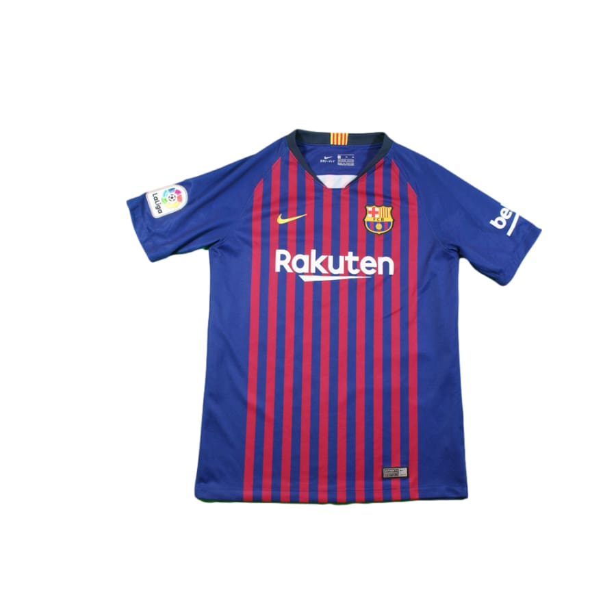 Maillot foot Barcelone enfant domicile N°10 MESSI 2018-2019 - Nike - Barcelone