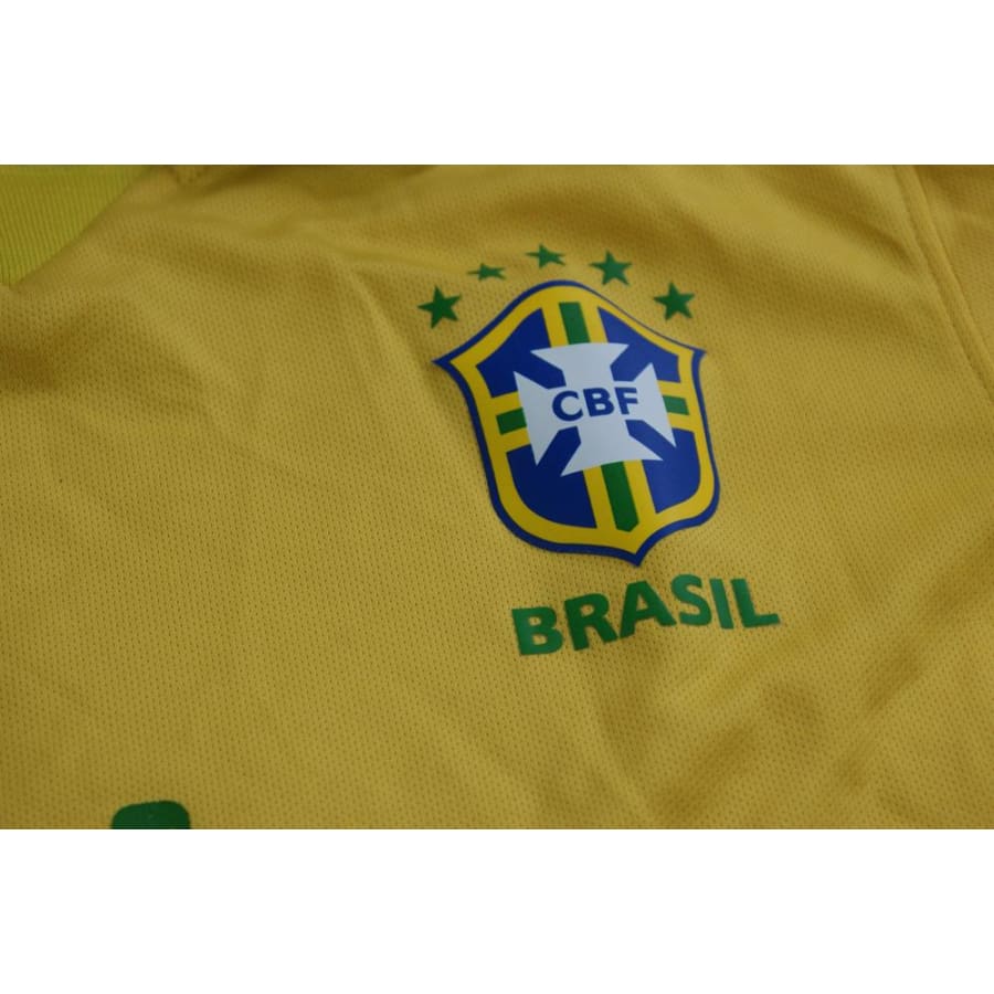 Maillot foot Brésil domicile N°4 DAVID LUIZ 2013-2014 - Nike - Brésil