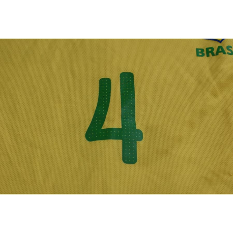 Maillot foot Brésil domicile N°4 DAVID LUIZ 2013-2014 - Nike - Brésil