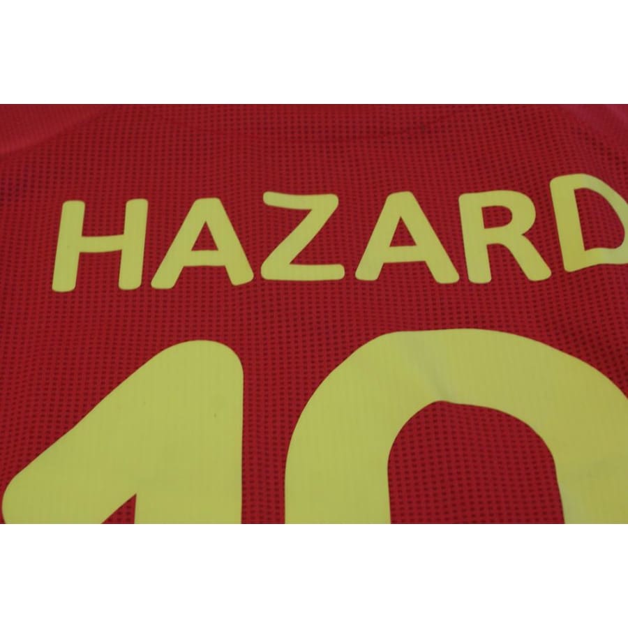 Maillot foot équipe de Belgique domicile N°10 HAZARD 2014-2015 - Burrda Sport - Belgique