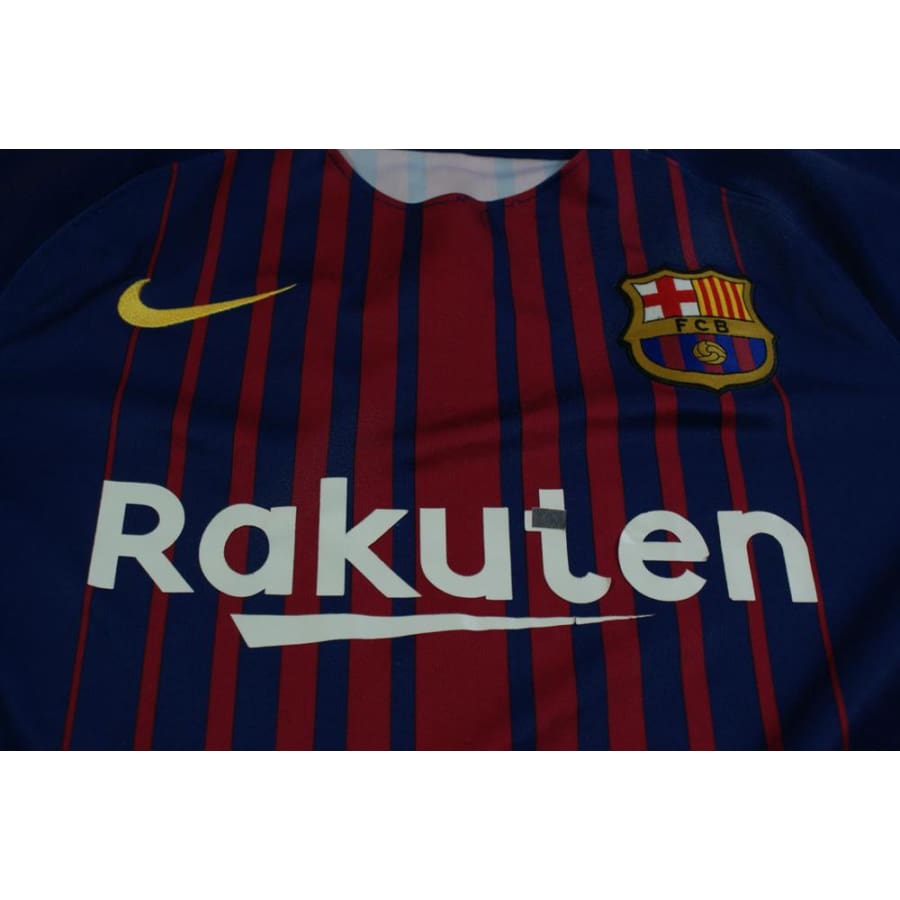 Maillot foot FC Barcelone domicile 2017-2018 - Nike - Barcelone