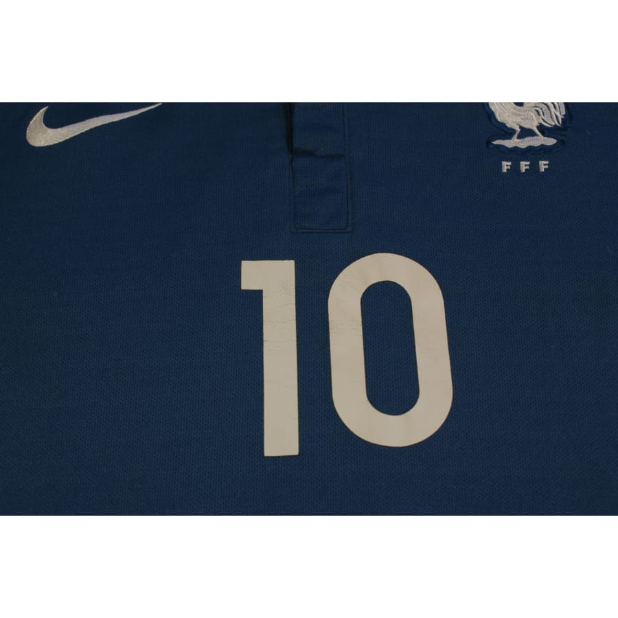 Maillot foot France domicile N°10 BENZEMA 2014-2015 - Nike - Equipe de France