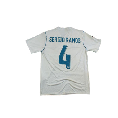 Maillot foot Real Madrid CF domicile N°4 SERGIO RAMOS 2017-2018 - Adidas - Real Madrid