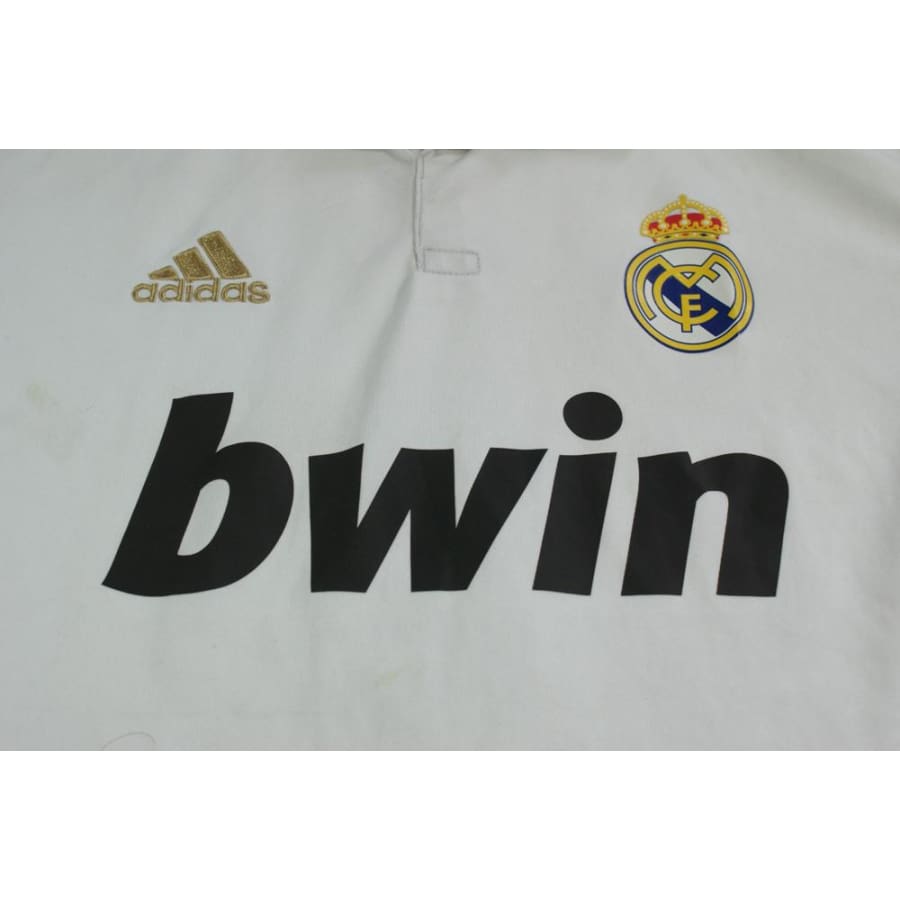 Maillot foot Real Madrid domicile N°1 Canal+.FR 2011-2012 - Adidas - Real Madrid