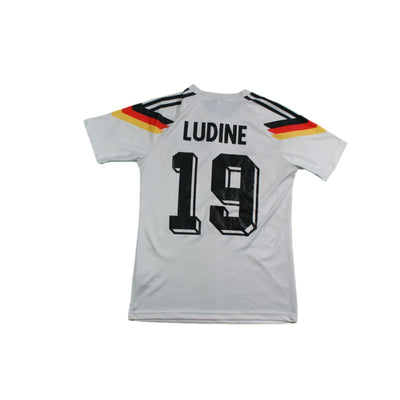 Maillot foot rétro Allemagne domicile N°19 LUDINE 1990-1991 - Adidas - Allemagne