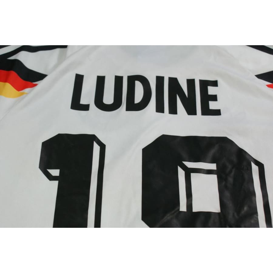 Maillot foot rétro Allemagne domicile N°19 LUDINE 1990-1991 - Adidas - Allemagne