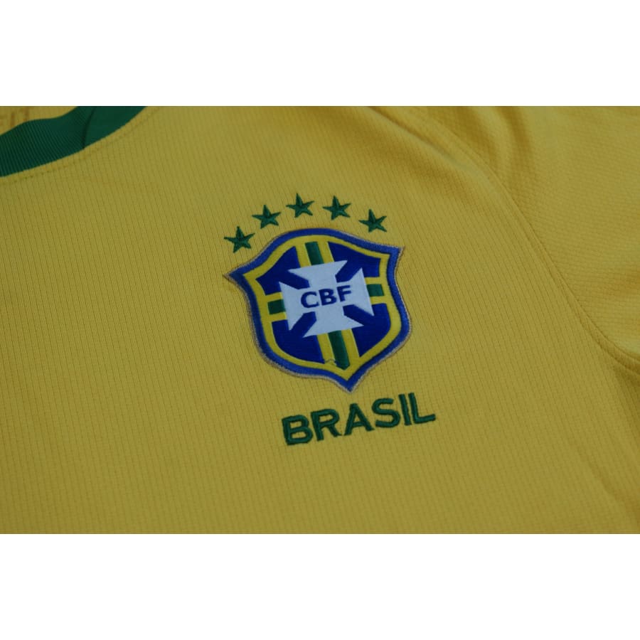 Maillot foot rétro Brésil domicile 2010-2011 - Nike - Brésil