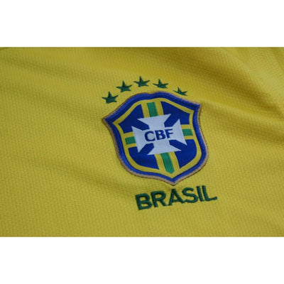 Maillot foot rétro Brésil domicile 2010-2011 - Nike - Brésil
