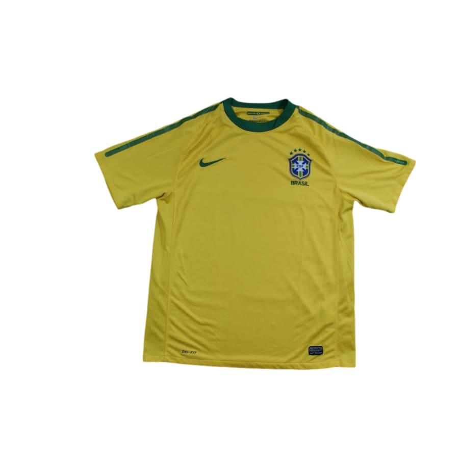 Maillot foot rétro Brésil domicile 2010-2011 - Nike - Brésil