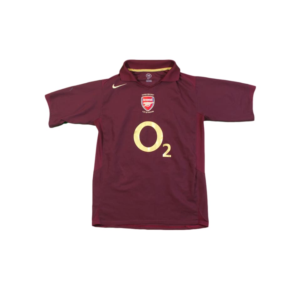 Maillot foot rétro domicile Arsenal FC N°14 HENRY 2005-2006 - Nike - Arsenal