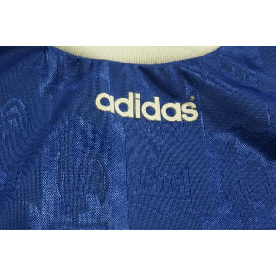 Maillot foot rétro équipe de France domicile enfant 1996-1997 - Adidas - Equipe de France