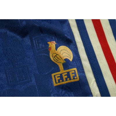 Maillot foot rétro équipe de France domicile enfant 1996-1997 - Adidas - Equipe de France