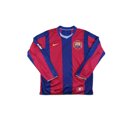 Maillot foot rétro FC Barcelone domicile 2007-2008 - Nike - Barcelone