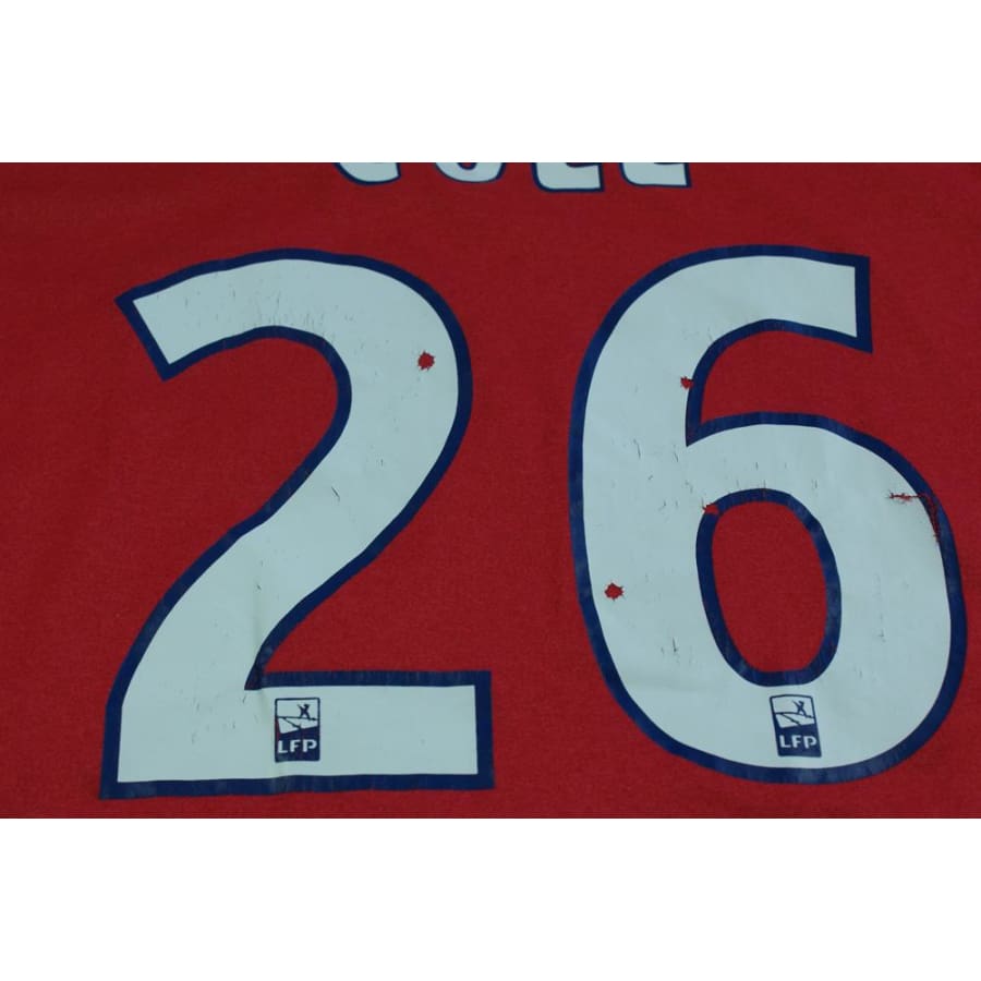 Maillot foot rétro Lille LOSC domicile N°26 COLE 2011-2012 - Umbro - LOSC