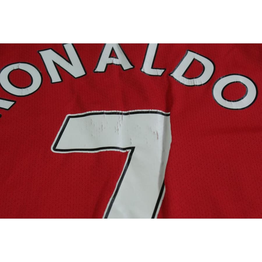 Maillot foot rétro Manchester United domicile N°7 RONALDO 2007-2008 - Nike - Manchester United