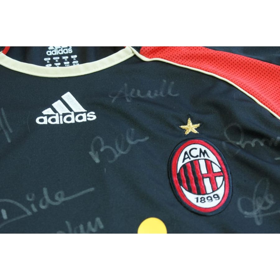 Maillot foot rétro Milan AC third dédicacé 2006-2007 - Adidas - Milan AC