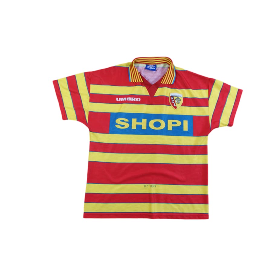 Maillot foot rétro RC Lens domicile 1996-1997 - Umbro - RC Lens