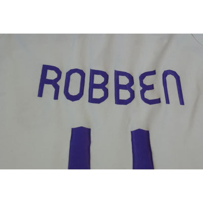 Maillot foot rétro Real Madrid domicile N°11 ROBBEN 2007-2008 - Adidas - Real Madrid