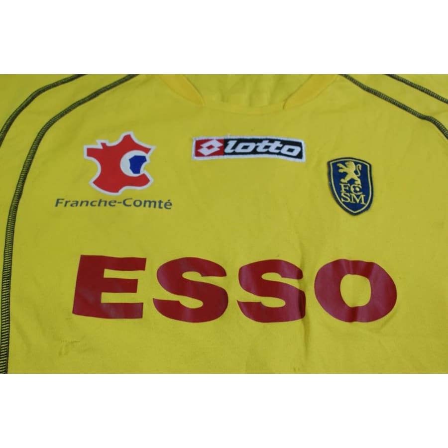 Maillot foot rétro Sochaux domicile N°10 ORUMA 2004-2005 - Lotto - FC Sochaux-Montbéliard