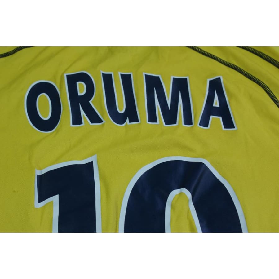 Maillot foot rétro Sochaux domicile N°10 ORUMA 2004-2005 - Lotto - FC Sochaux-Montbéliard