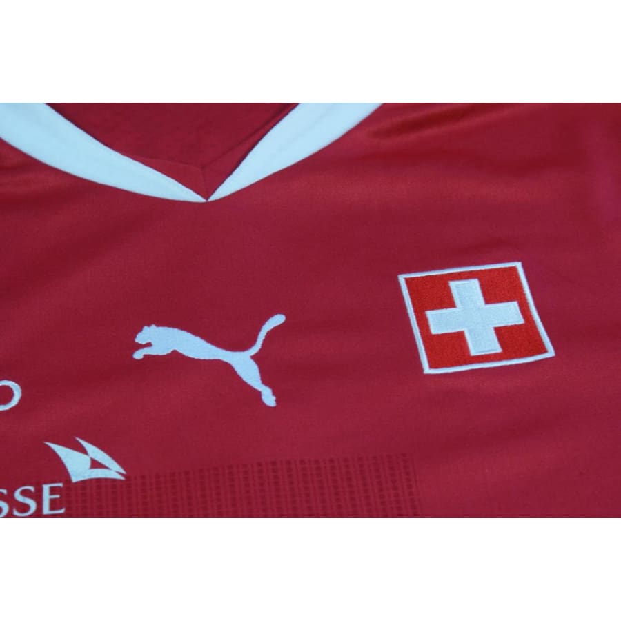 Maillot foot rétro Suisse domicile N°1 STEFY 2010-2011 - Puma - Suisse