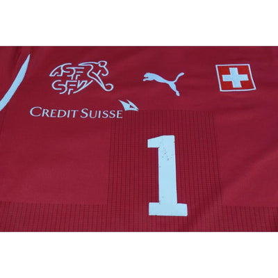 Maillot foot rétro Suisse domicile N°1 STEFY 2010-2011 - Puma - Suisse