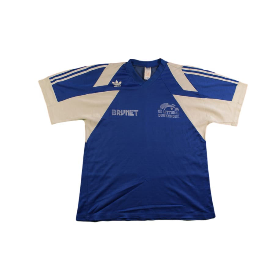 Maillot foot vintage Adidas Dunkerque années 1990 - Adidas - Autres championnats