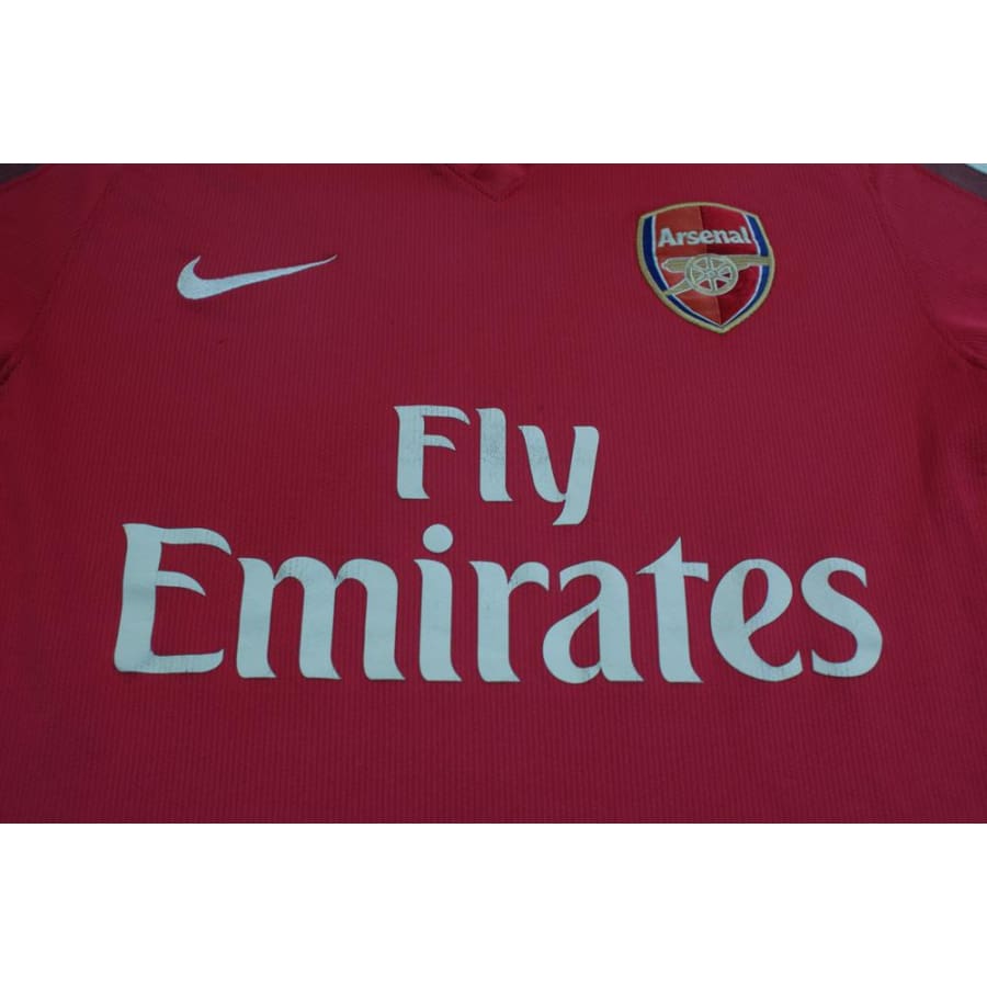 Maillot foot vintage Arsenal FC domicile N°4 FABREGAS 2008-2009 - Nike - Arsenal