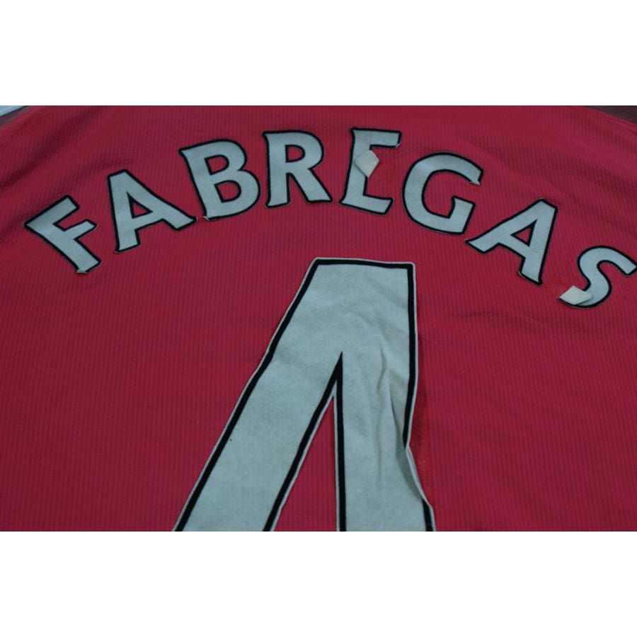 Maillot foot vintage Arsenal FC domicile N°4 FABREGAS 2008-2009 - Nike - Arsenal