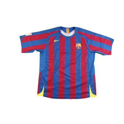 Maillot foot vintage Barcelone domicile 2005-2006 - Nike - Barcelone