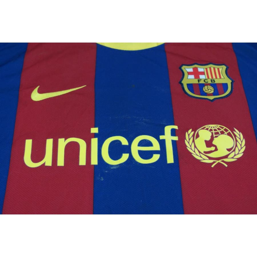 Maillot foot vintage Barcelone domicile 2010-2011 - Nike - Barcelone