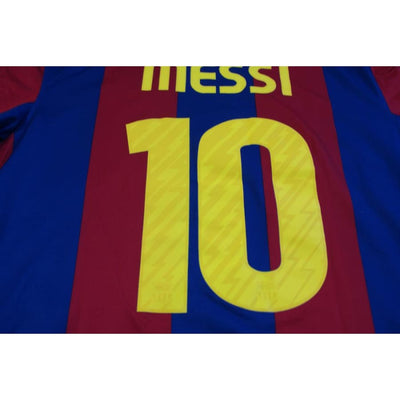 Maillot foot vintage Barcelone domicile N°10 MESSI 2010-2011 - Nike - Barcelone