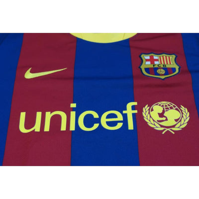 Maillot foot vintage Barcelone domicile N°10 MESSI 2010-2011 - Nike - Barcelone