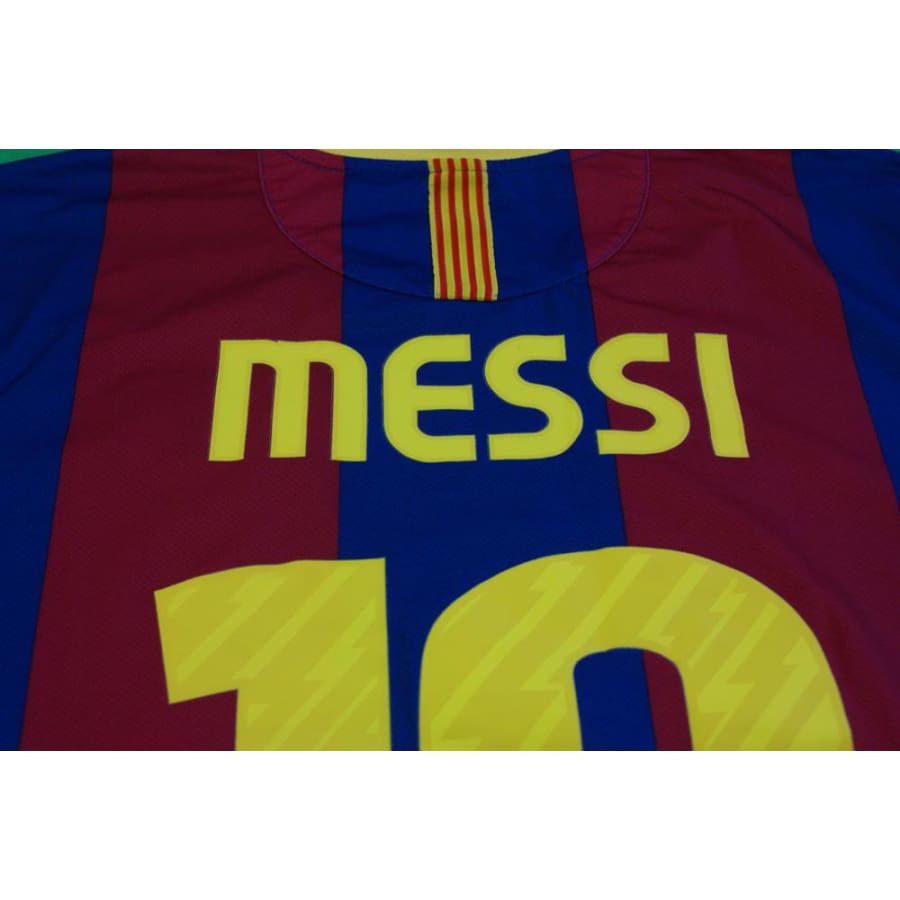 Maillot foot vintage Barcelone domicile N°10 MESSI 2010-2011 - Nike - Barcelone