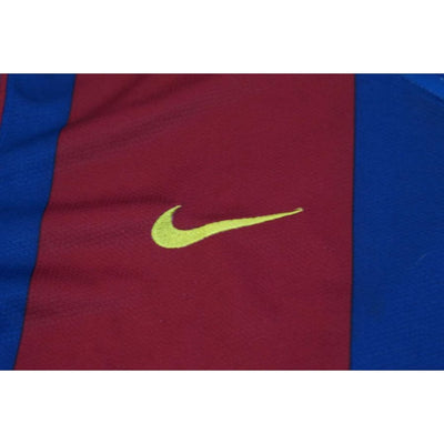 Maillot foot vintage domicile FC Barcelone 2007-2008 - Nike - Barcelone
