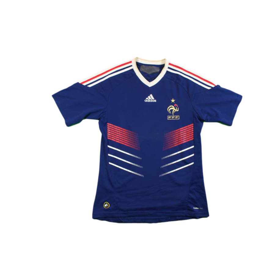 Maillot foot vintage équipe de France domicile 2010-2011 - Adidas - Equipe de France