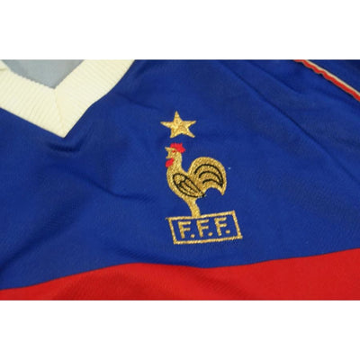 Maillot foot vintage équipe de France domicile N°10 1998-1999 - Adidas - Equipe de France