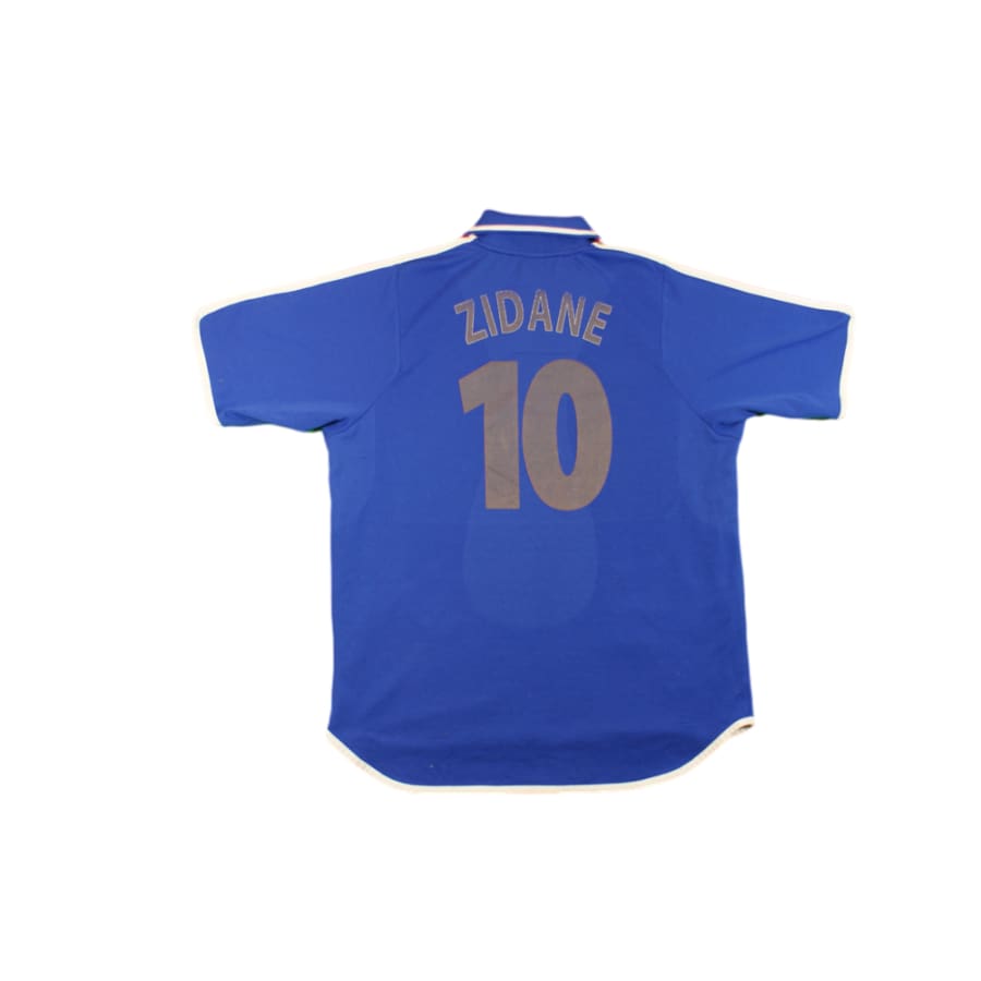 Maillot foot vintage équipe de France domicile N°10 ZIDANE 2000-2001 - Adidas - Equipe de France