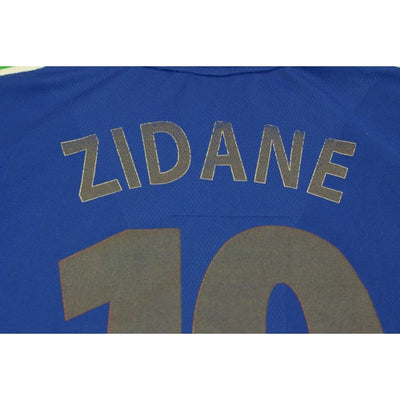 Maillot foot vintage équipe de France domicile N°10 ZIDANE 2000-2001 - Adidas - Equipe de France