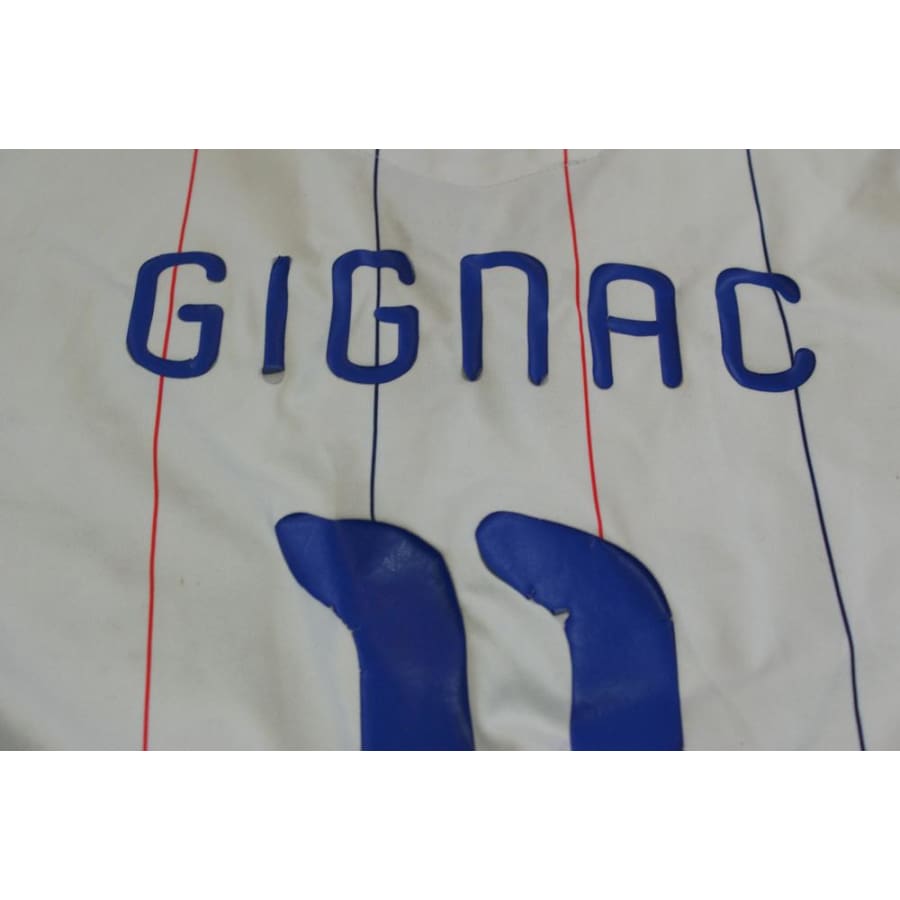 Maillot foot vintage Equipe de France extérieur N°11 GIGNAC 2010-2011 - Adidas - Equipe de France