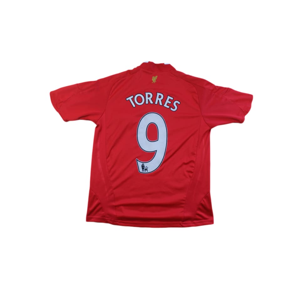 Maillot foot vintage Liverpool FC domicile N°9 TORRES 2008-2009 - Adidas - FC Liverpool