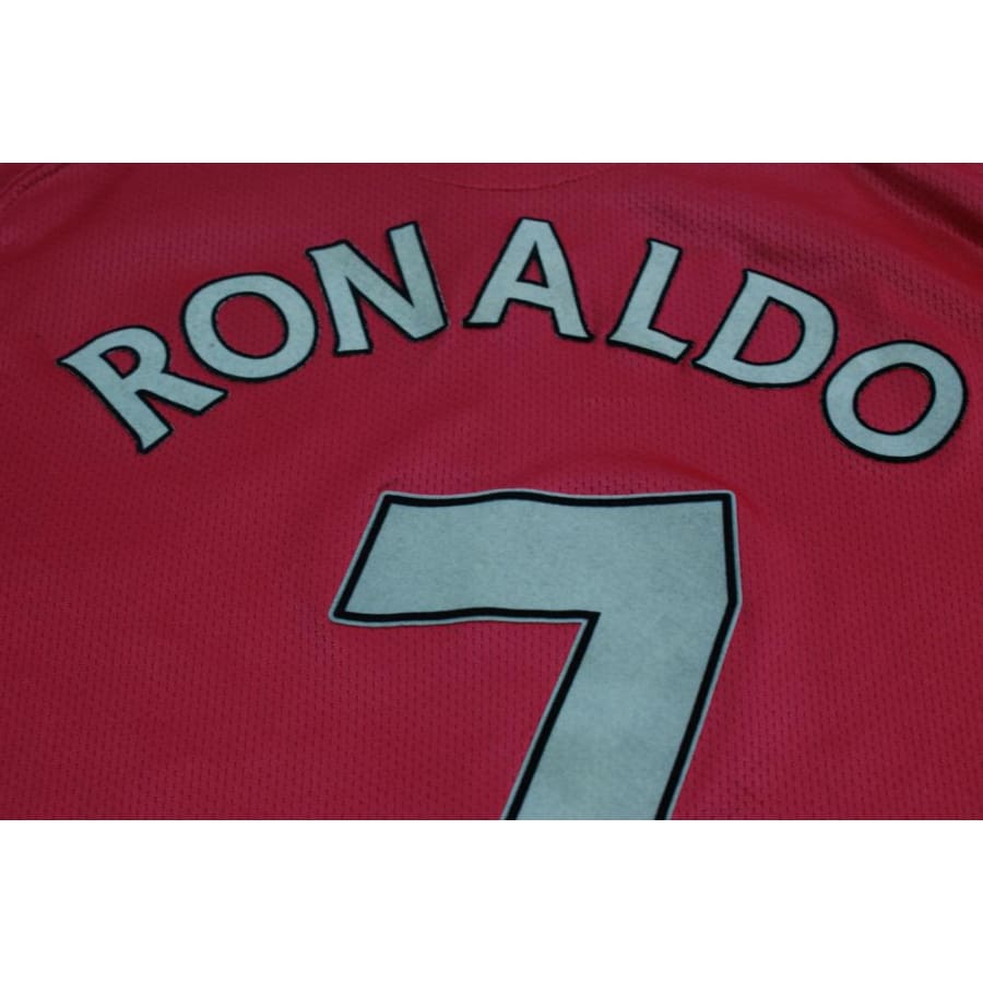 Maillot foot vintage Manchester United domicile N°7 RONALDO 2007-2008 - Nike - Manchester United