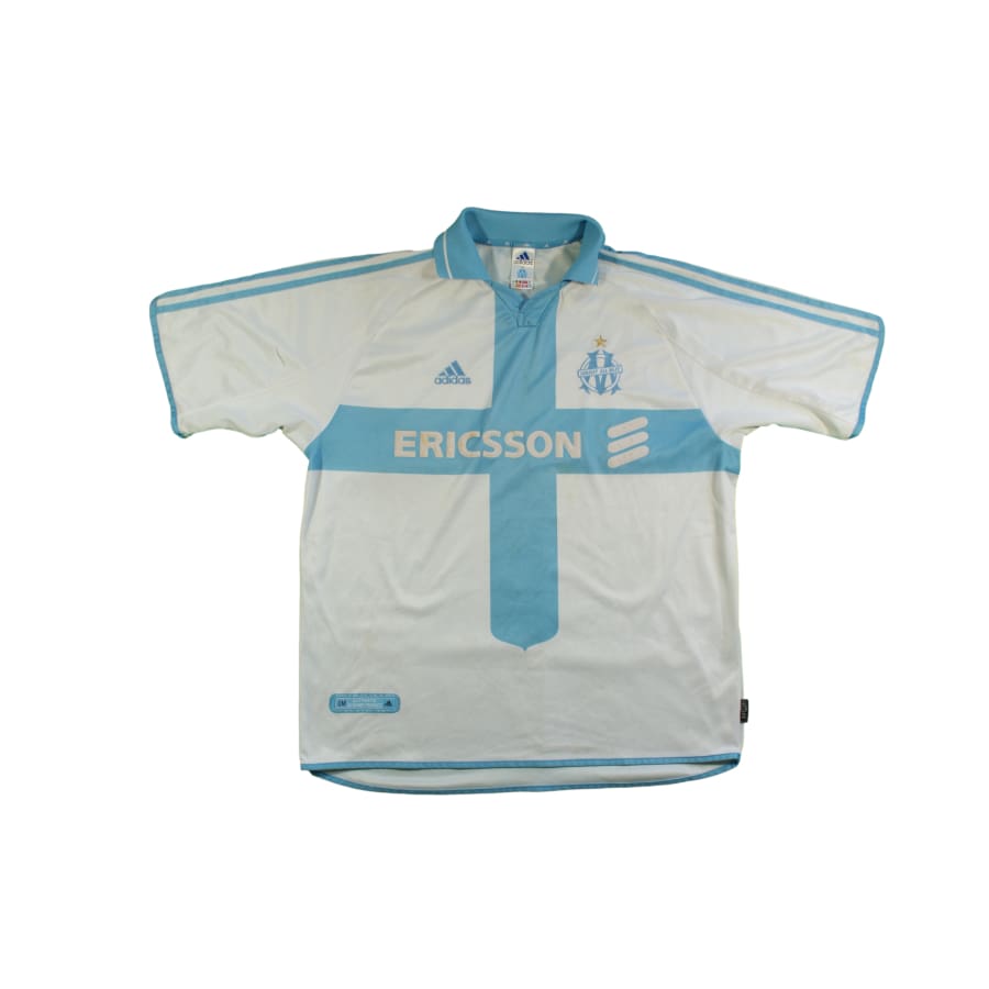 Maillot foot vintage Marseille domicile 2000-2001 - Adidas - Olympique de Marseille